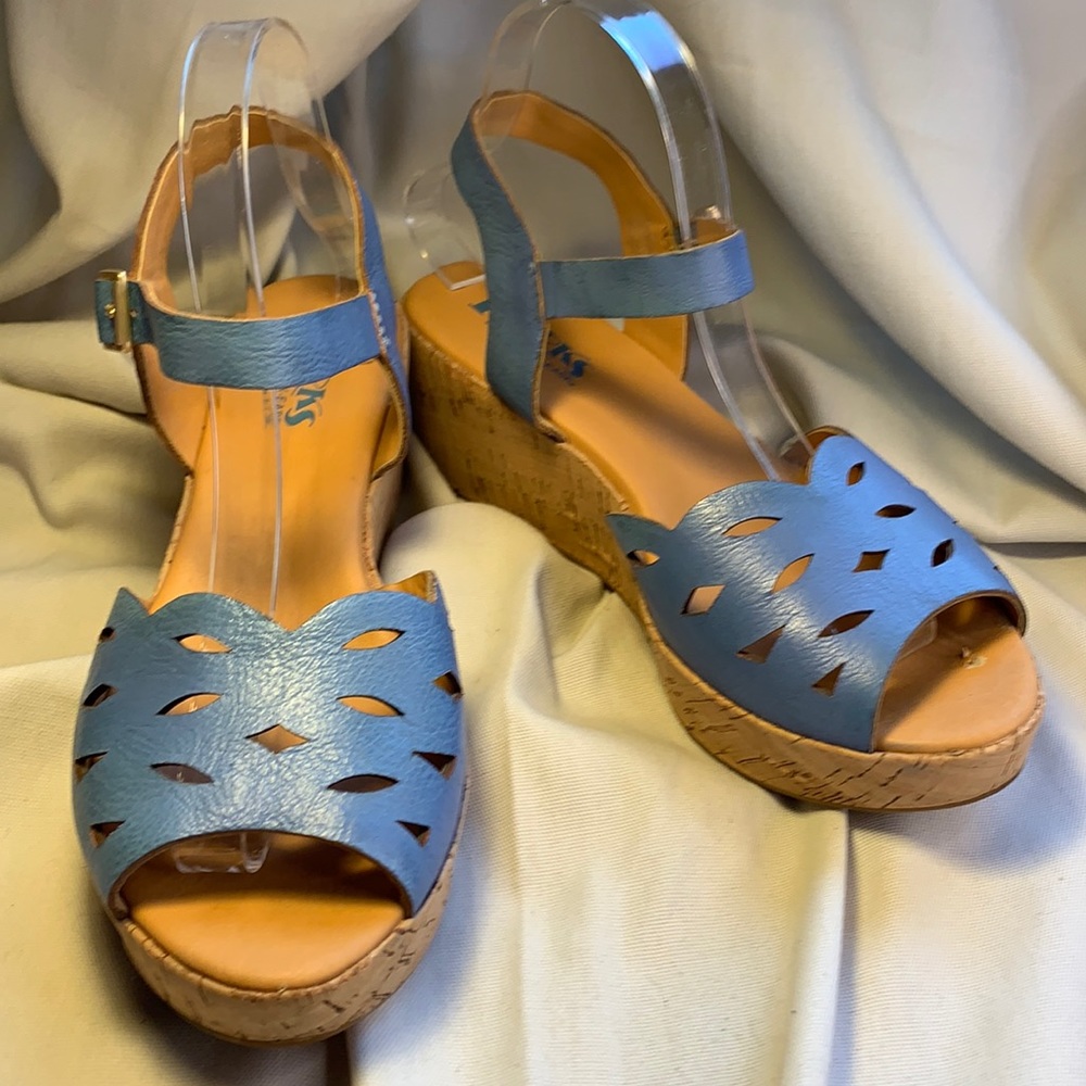 Korks by Kork-Ease almost NEW leather platforms